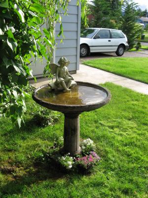 Angel Bird Bath