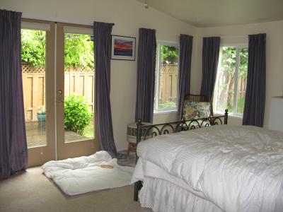 Bedroom View of Backyard