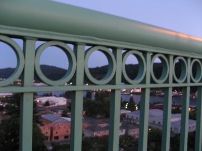 View thru St. Johns Bridge
