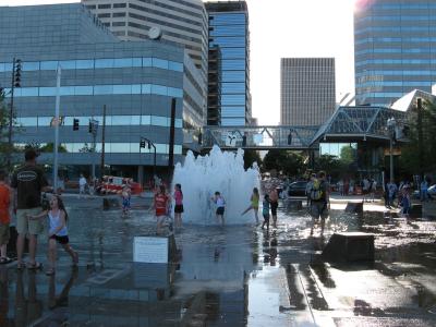 Portland Fountain Downtown