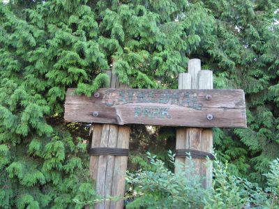 Old Cathedral Park Sign