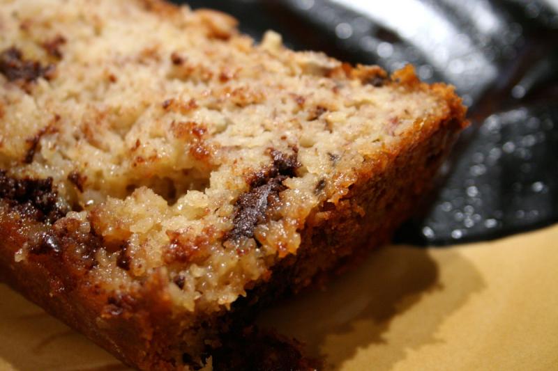 banana bread slice