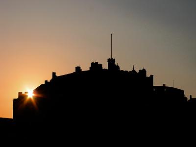 11th May Edinburgh Castle at Sunset