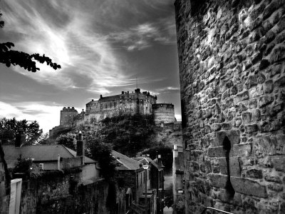 Edinburgh Castle BW