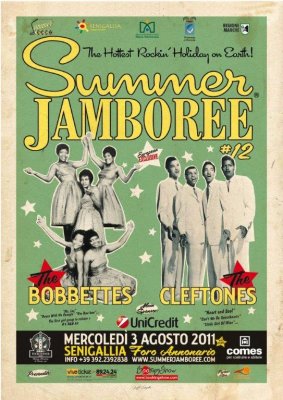 The Bobbettes & The Cleftones @ Summer Jamboree #12 - Senigallia 03/08/2011