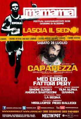 CAPAREZZA Leretico Tour 4  Lestinzione @ Mamamia - Senigallia 28/07/2012