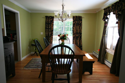Dining room after