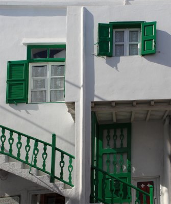 Mykonos Green Pattern House.jpg