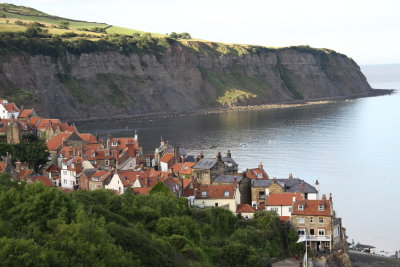 vue touristique du but : Robin's Hood Bay