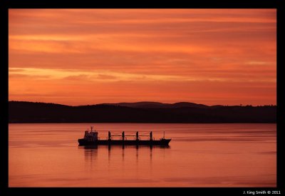 Anchored at sunrise