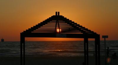 Gazebo Sunset