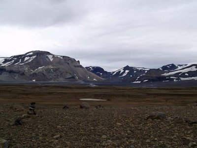 Prestahnjkur, risdalur og risjkull