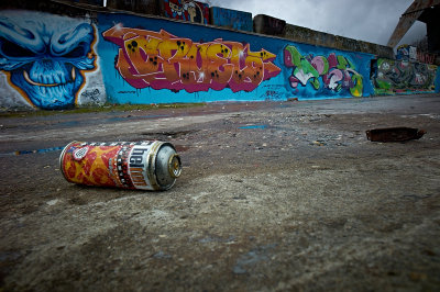 can & wall