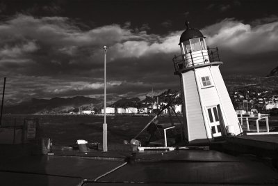 Munted lighthouse, Lyttelton, Canterbury, New Zealand