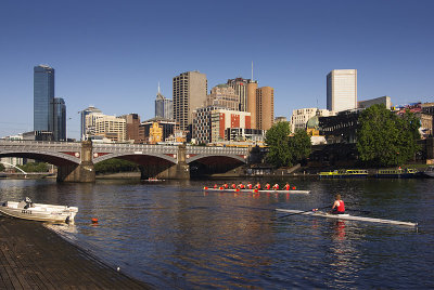 Early morning on the Yarra, Melbourne