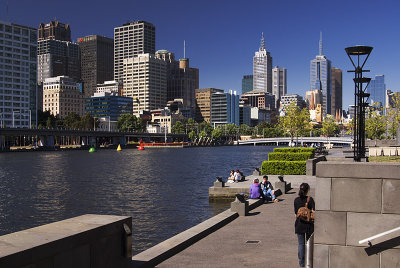 City from Southbank, Melbourne