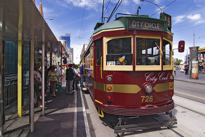 The 'Free' City Circle Tram, Melbourne