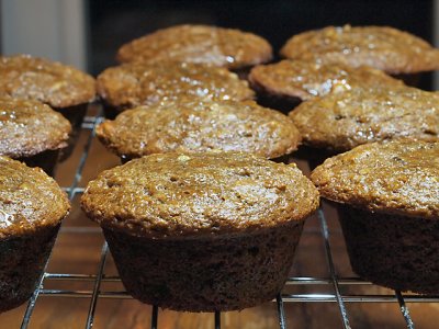 raisin bran/sorghum muffins