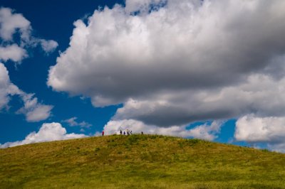 Clouds over Soda Lake