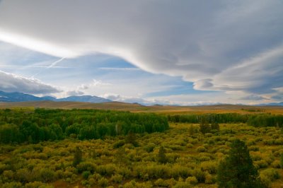 Storm Rolling Over to Conway Summit