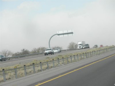 Dust Storm in Marasa, AZ