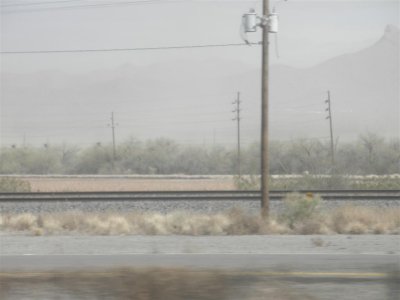 Dust Storm in Marasa, AZ