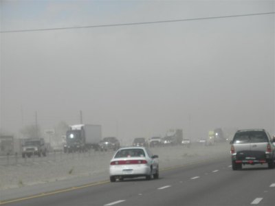 Dust Storm in Marasa, AZ