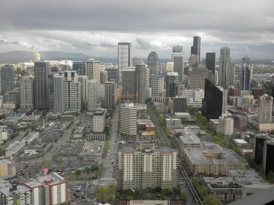 views from Seattle space needle