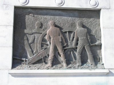 Bas Relief on Wisconsin Monument