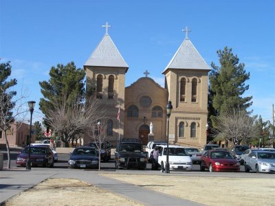 San Albino Church; Las Cruses, NM