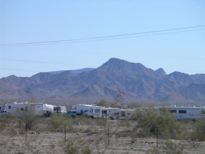 Quartzsite/Dry campers in desert