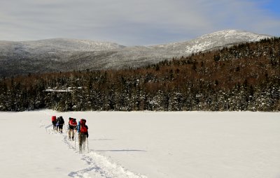 Crossing Lonesome Lake