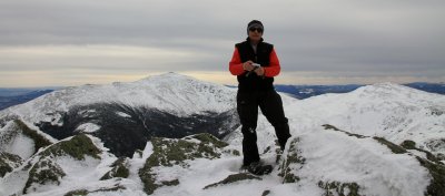 Bill Completes The Grid on Mt. Adams!  2/16/2011