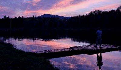  Sunrise on Shin Pond, Mt. Chase, ME  10/10/11