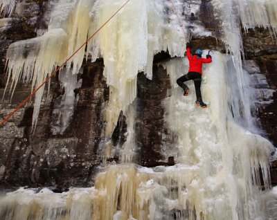 Ice Climbing at Champney Falls    2.05.2012