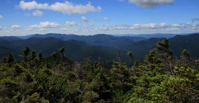Early views on the climb to Bondcliff