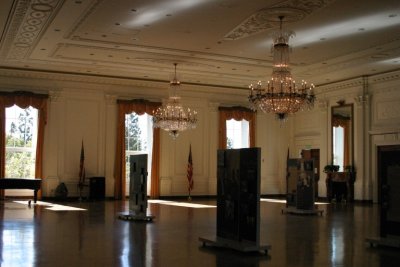 replica of the East Room of the White House