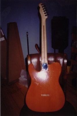 Squier Pro-Tone Telecaster before stripping