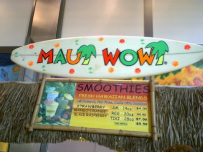 Great smoothies ( I lived on these)