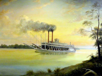 Steamboat Painting by M. Brehm, California.JPG