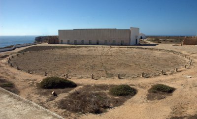 Giant compass at the south-western edge of Europe, Sagres, Portugal