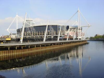 The millenium stadion in Cardiff