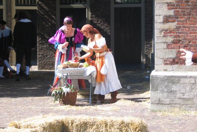 Actors at the Rembrandtfestival, Leiden, The Netherlands