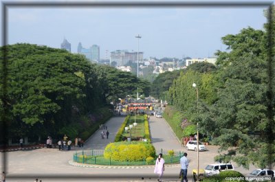 View of Bangalore from the Botanical Garden
