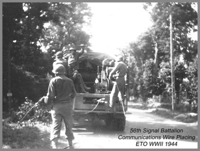 Communications Wire Placing Team1944