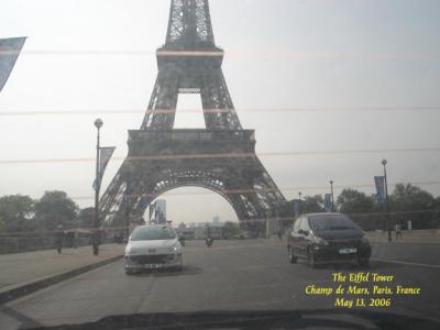 Arrival in Paris May 2006