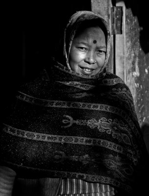 Nepal People (Black & White)