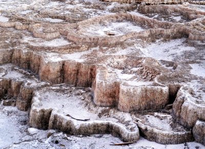 mammoth hot springs, yellowstone