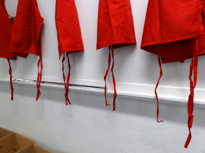 red aprons, Boston School of Fine Arts