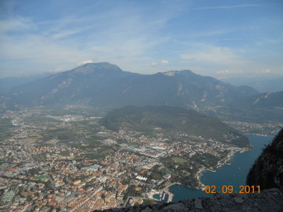 sed fra Barbru yfir Riva del garda